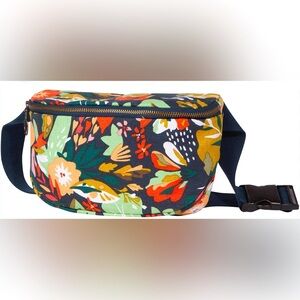 Danica Superbloom Pattern Colorful Crossbody Hip bag Size: 9x6
